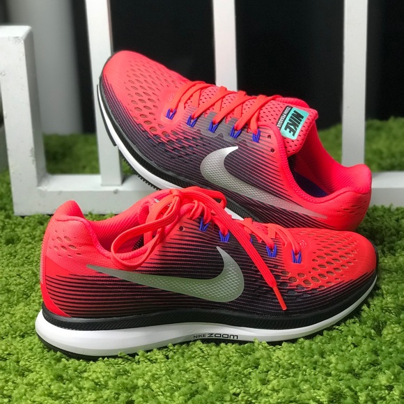 NWT Nike Zoom Pegasus 34 Scarlet/Black WMNS - Picture 3 of 8